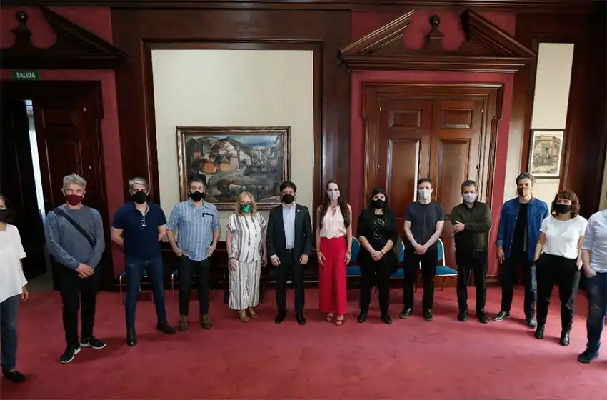 La Provincia recibió a representantes del sector teatral para revisar protocolos sanitarios