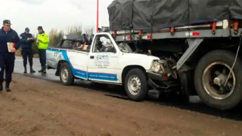 Entrerriano falleció tras chocar contra el acoplado de un camión