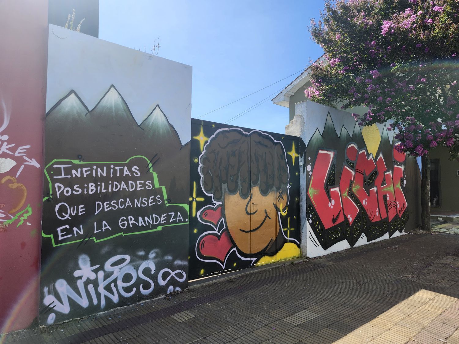 "Infinitas posibilidades. Que descanses en la grandeza": La Banca fue inmortalizado con un mural