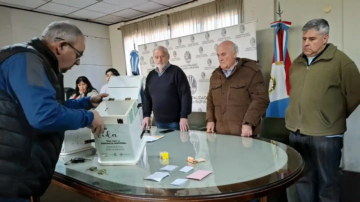 Novena apertura de los Buzones de la Vida. Foto: Municipalidad de Rufino.