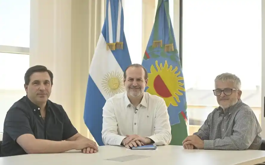 Susbielles presentó a Palomo y Vigier. Foto: ArgenSur