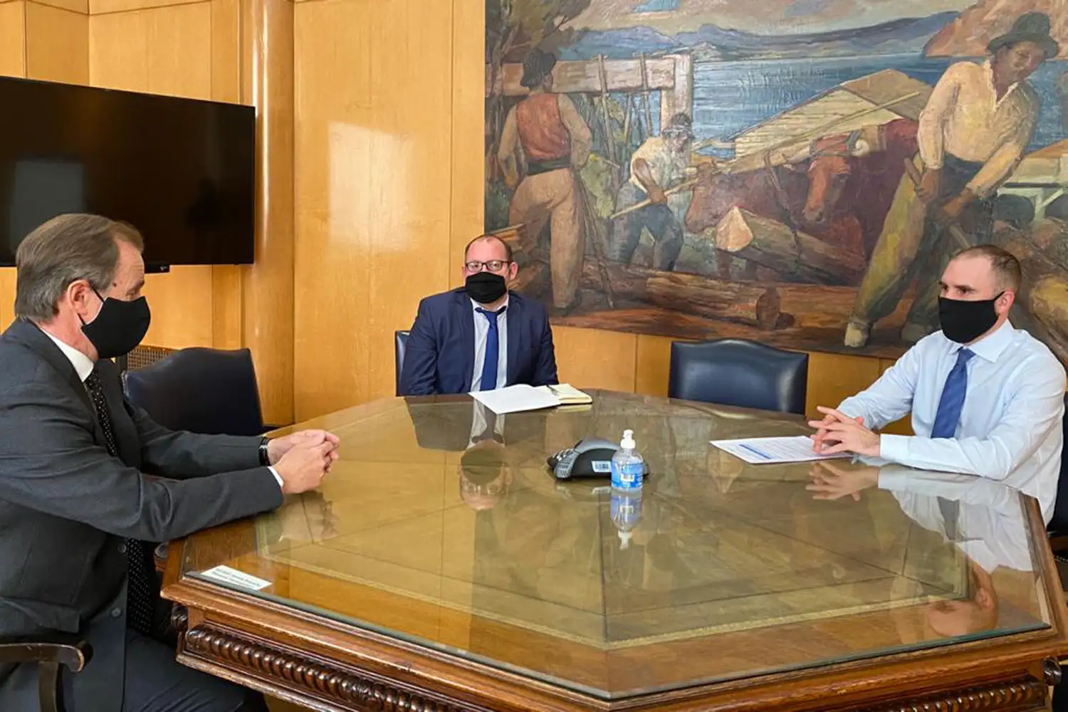 Bordet analizó con Guzmán aspectos claves para la reactivación de la economía