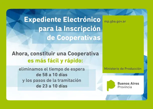 Ministerio de Producción bonaerense agiliza el proceso para la constitución de una cooperativa