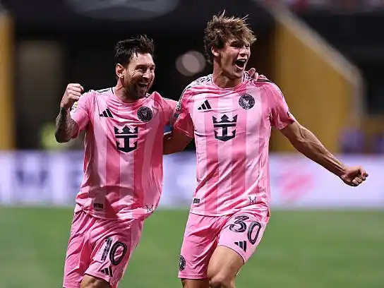Messi celebra el gol de la victoria.