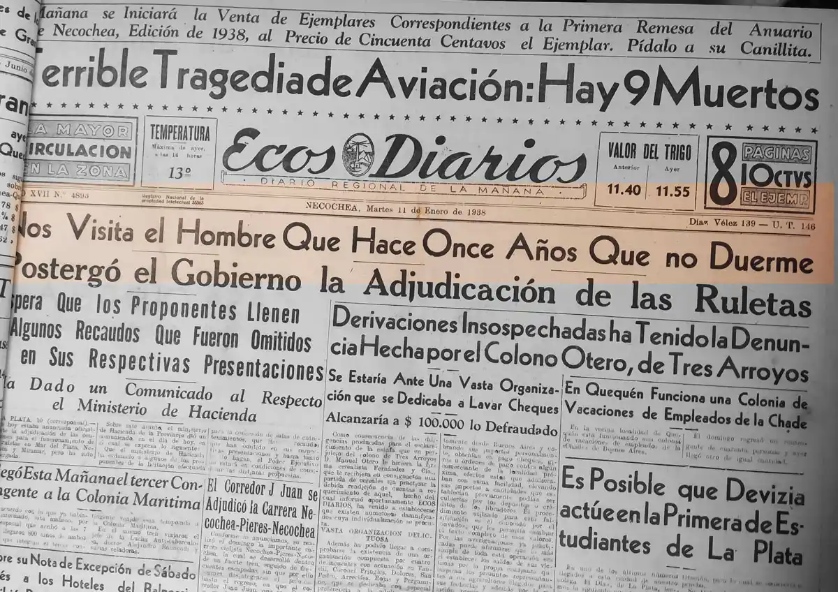 diario once años que no duerme