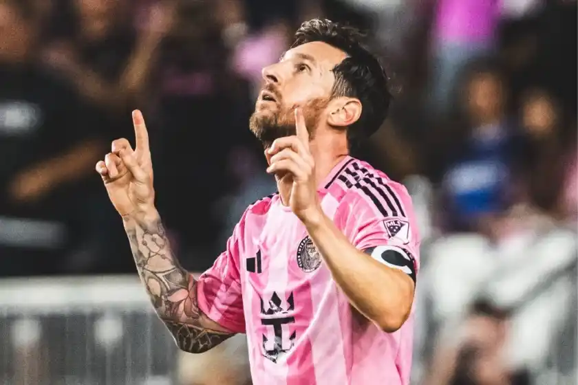 Messi hizo valer su ausencia en el amistoso de Argentina y fue figura con un doblete en Inter Miami