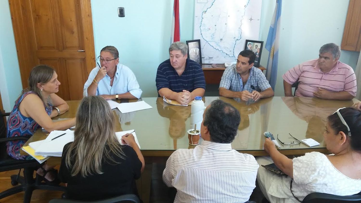 Autoridades del Copnaf recibieron a representantes de ATE Seccional Victoria