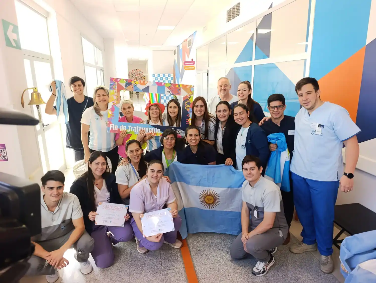Pacientes celebraron el fin de sus tratamientos en el Centro de Medicina Nuclear de Formosa