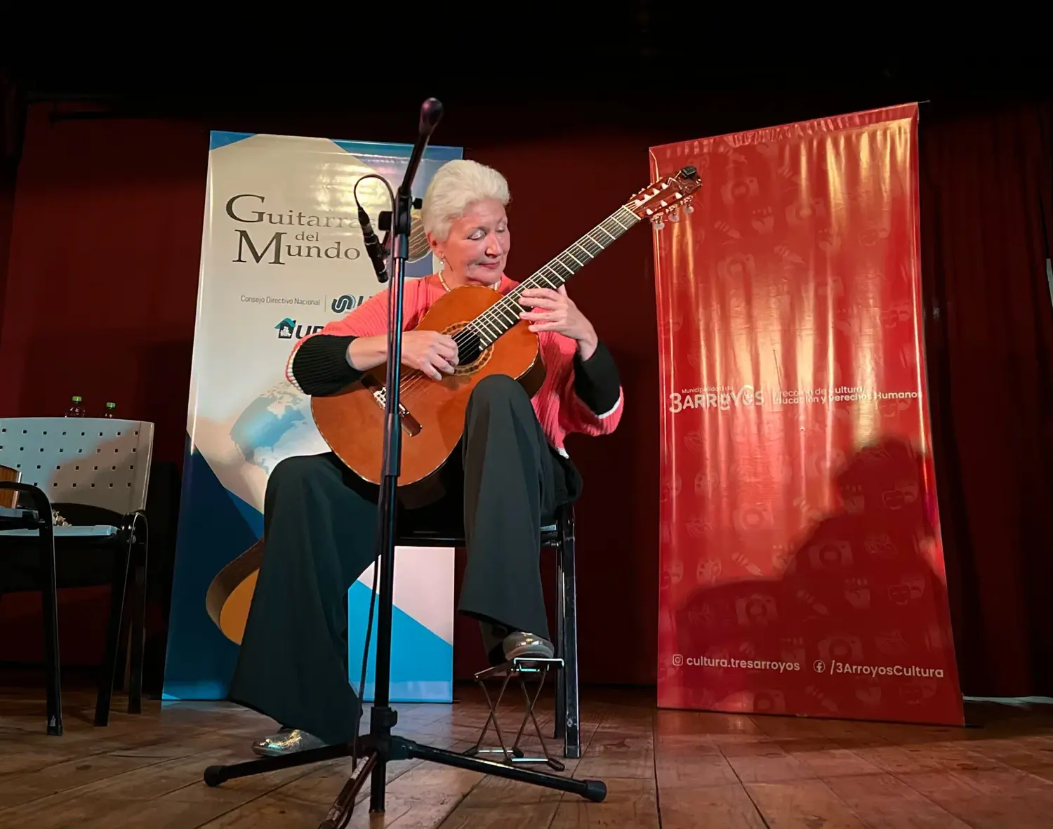 La guitarrista rusa Anastasia Bardina
