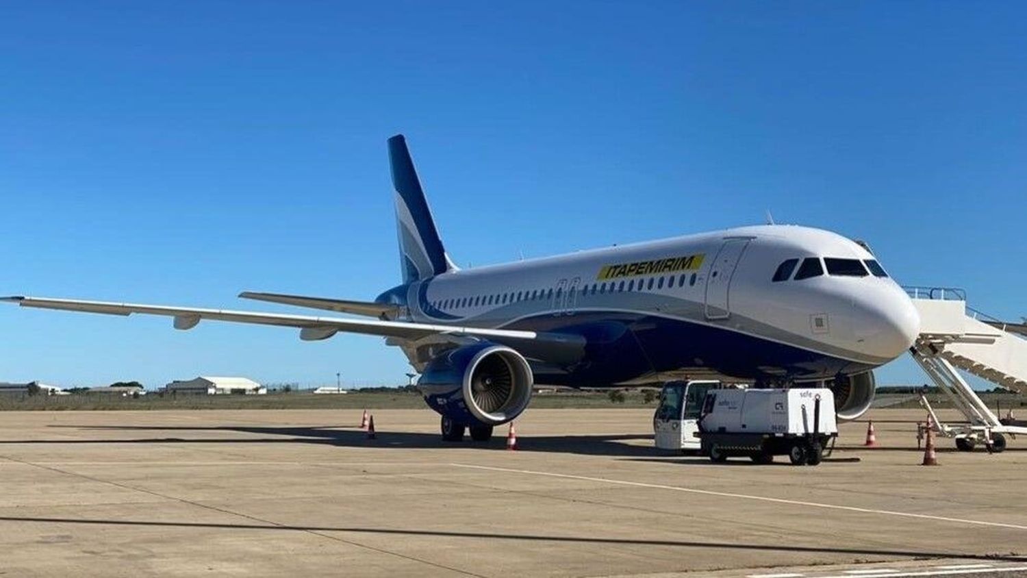 Itapemirim recibe su primer A319 con un livery híbrido de Hi Fly Malta