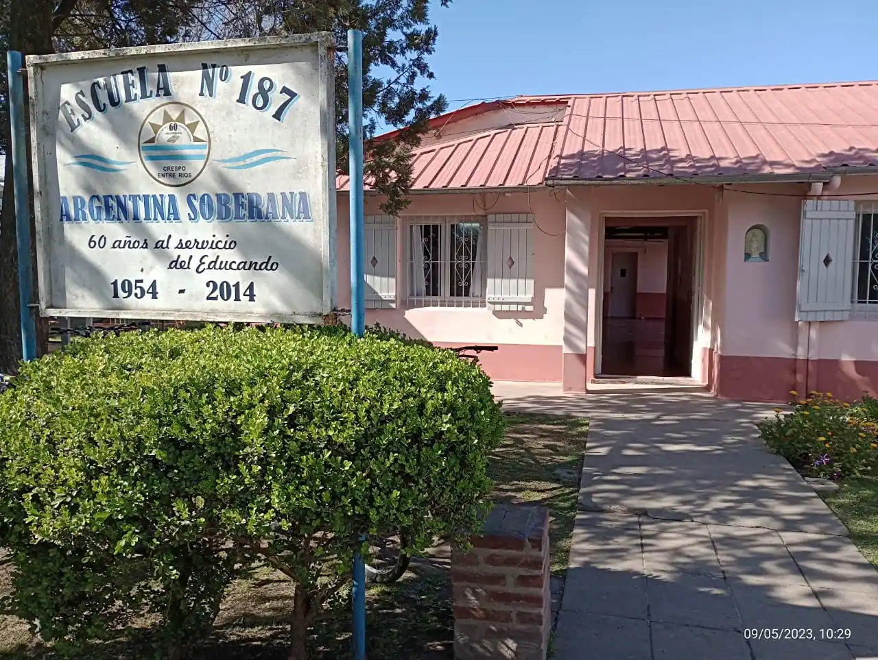 En la Escuela Primaria 187 "Argentina Soberana" continúan los planes de mejora edilicia