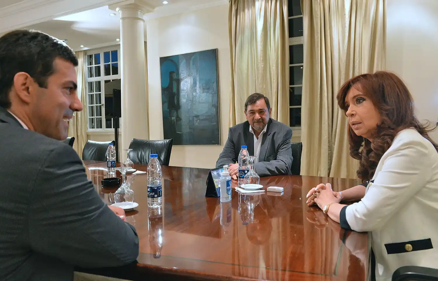Cristina recibió a Urtubey tras el triunfo en Salta