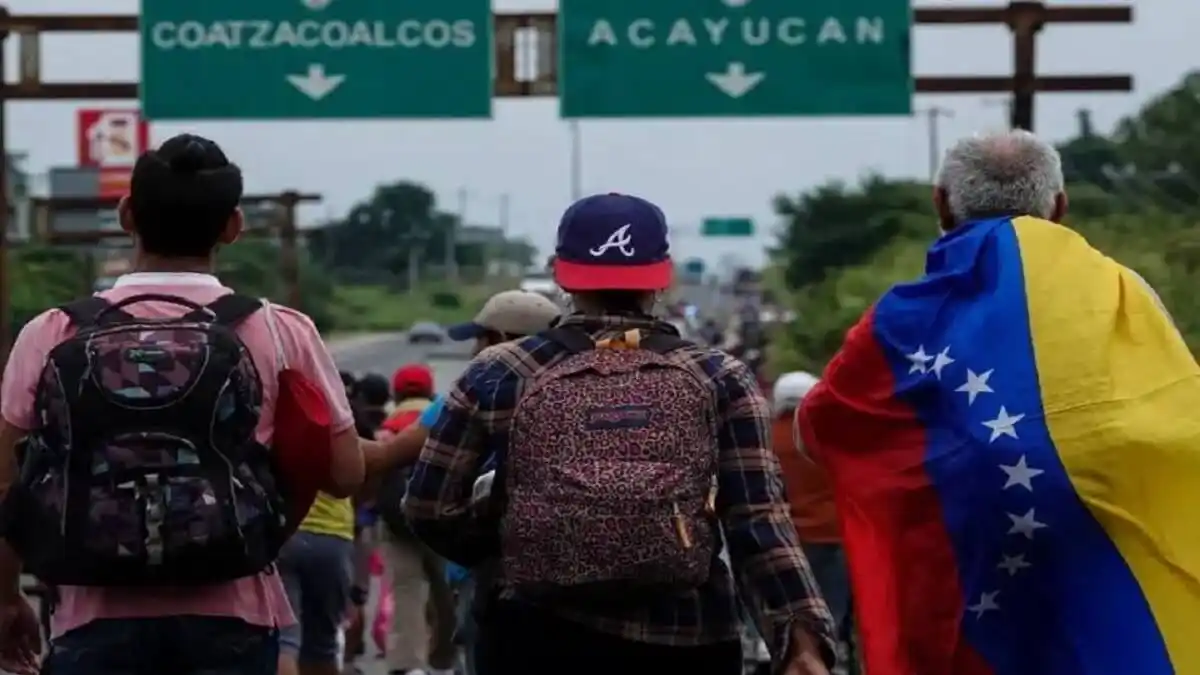 MIGRANTES VENEZOLANOS entre los principales solicitantes de refugio en Chiapas