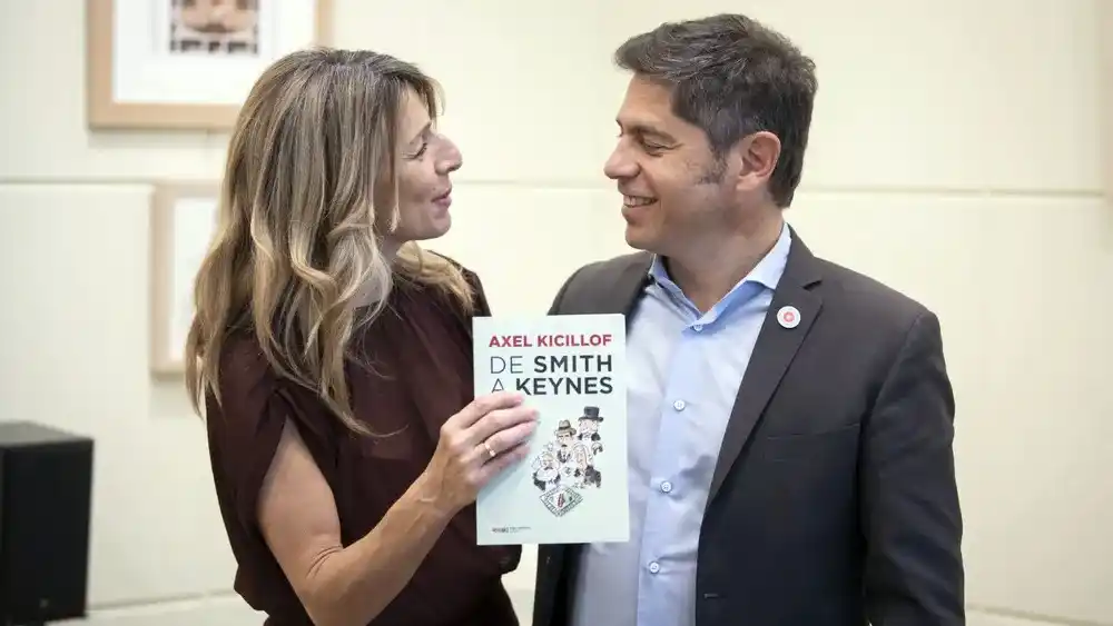 Kicillof con Yolanda Díaz.