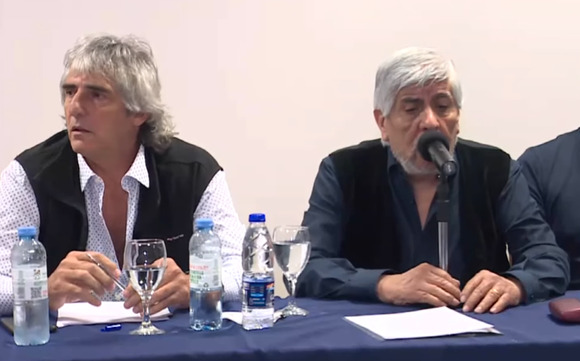 Moyano anunció que Camioneros está “en alerta y movilización” porque metieron “presos a dos trabajadores”