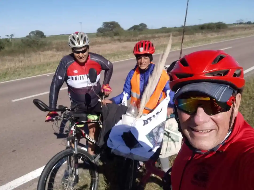 Teresita Cardoso lleva realizados unos 1.000 kilómetros en bicicleta