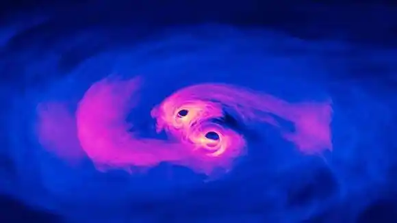 La colisión inminente de dos gigantescos agujeros negros mantiene en vilo a los astrónomos