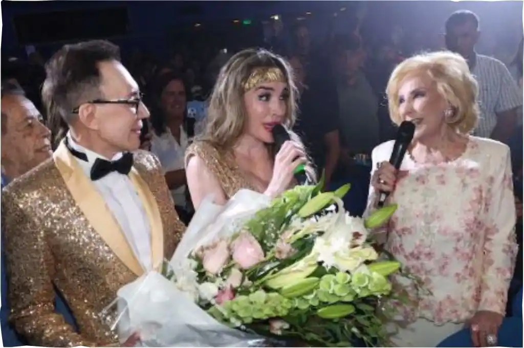 Mirtha Legran en el show de Fátima Florez y Marcelo Polino