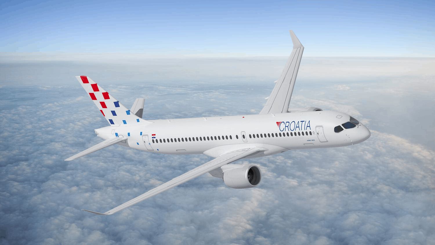 Croatia Airlines celebrated its 35th anniversary on Airbus A220 service