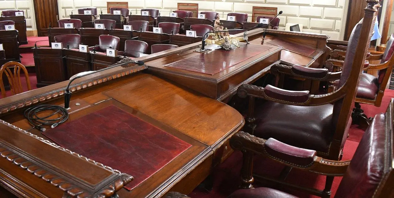 La Cámara de Diputados será adaptada para la realización de la Convención. Foto: Luis Cetraro.