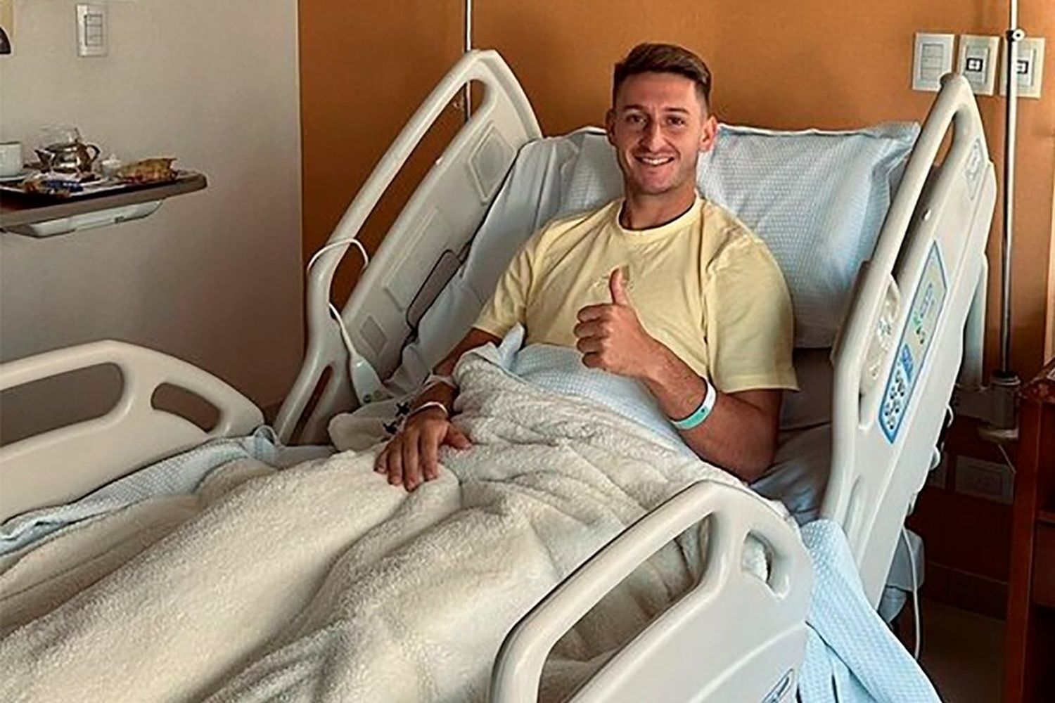 Matías Giménez fue operado y comienza su recuperación
