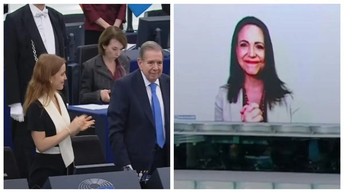 “El Parlamento Europeo está con el pueblo de Venezuela, con María Corina y Edmundo»: dirigentes reciben el Premio Sájarov (+Videos)