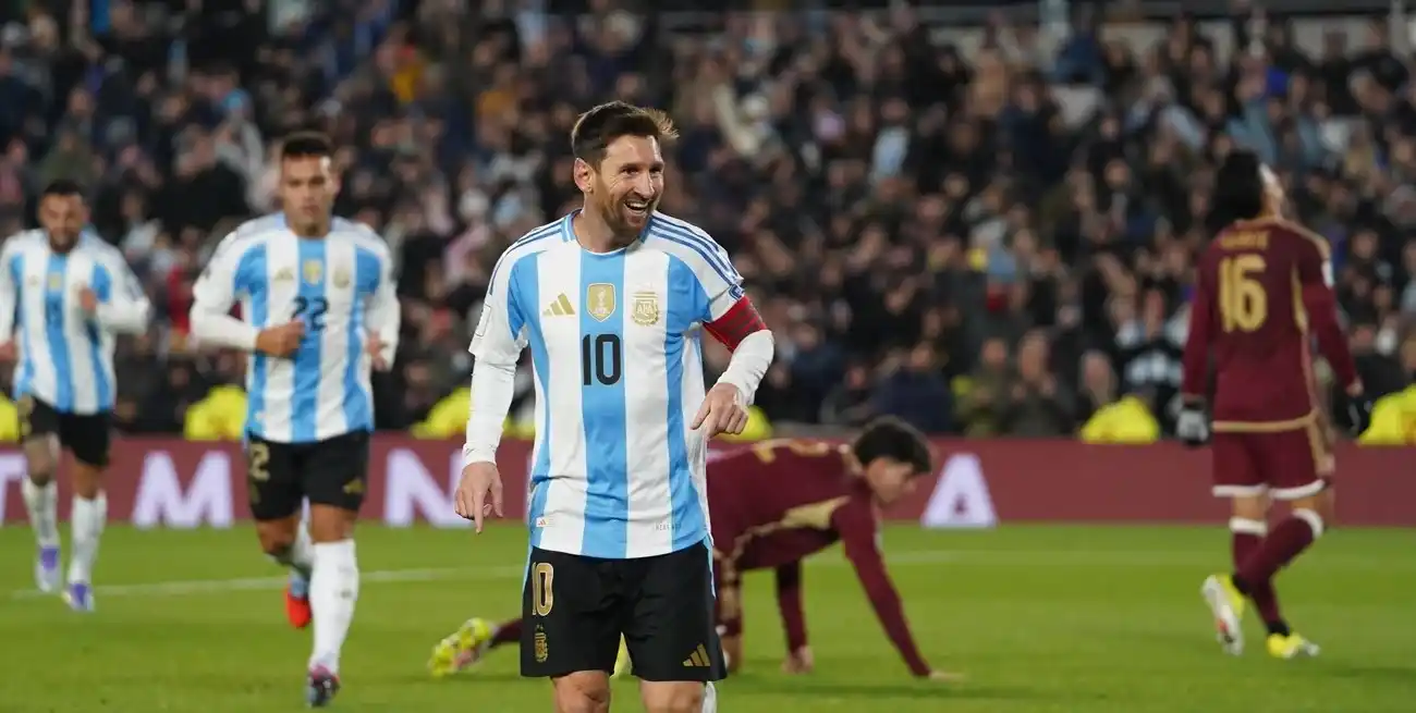 Messi dejó toda su magia en la cancha. Foto: Fernando Nicola