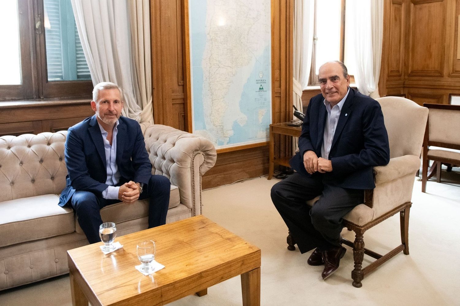 Frigerio gestiona fondos e infraestructura ante el gobierno nacional
