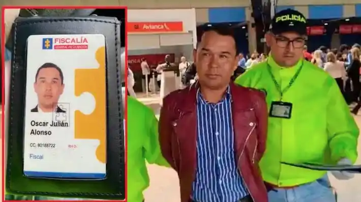 Capturan a peligroso falso Fiscal en el aeropuerto de Medellín