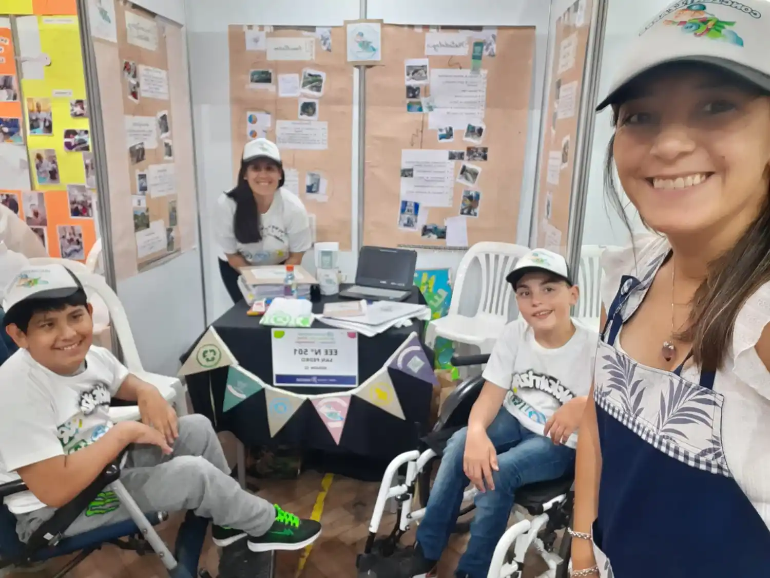 Alumnos de la escuela 501 participan de la feria de ciencias en Mar del Plata