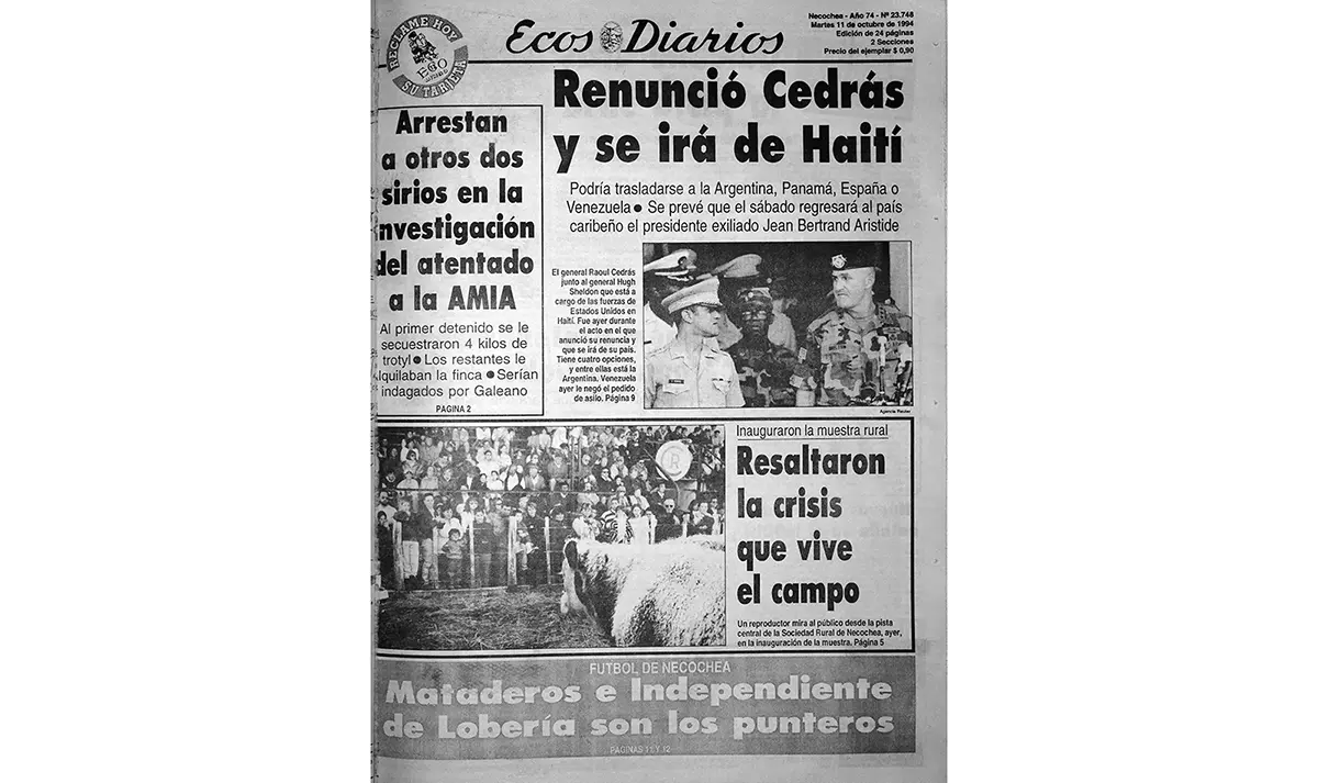 Martes 11 de octubre de 1994