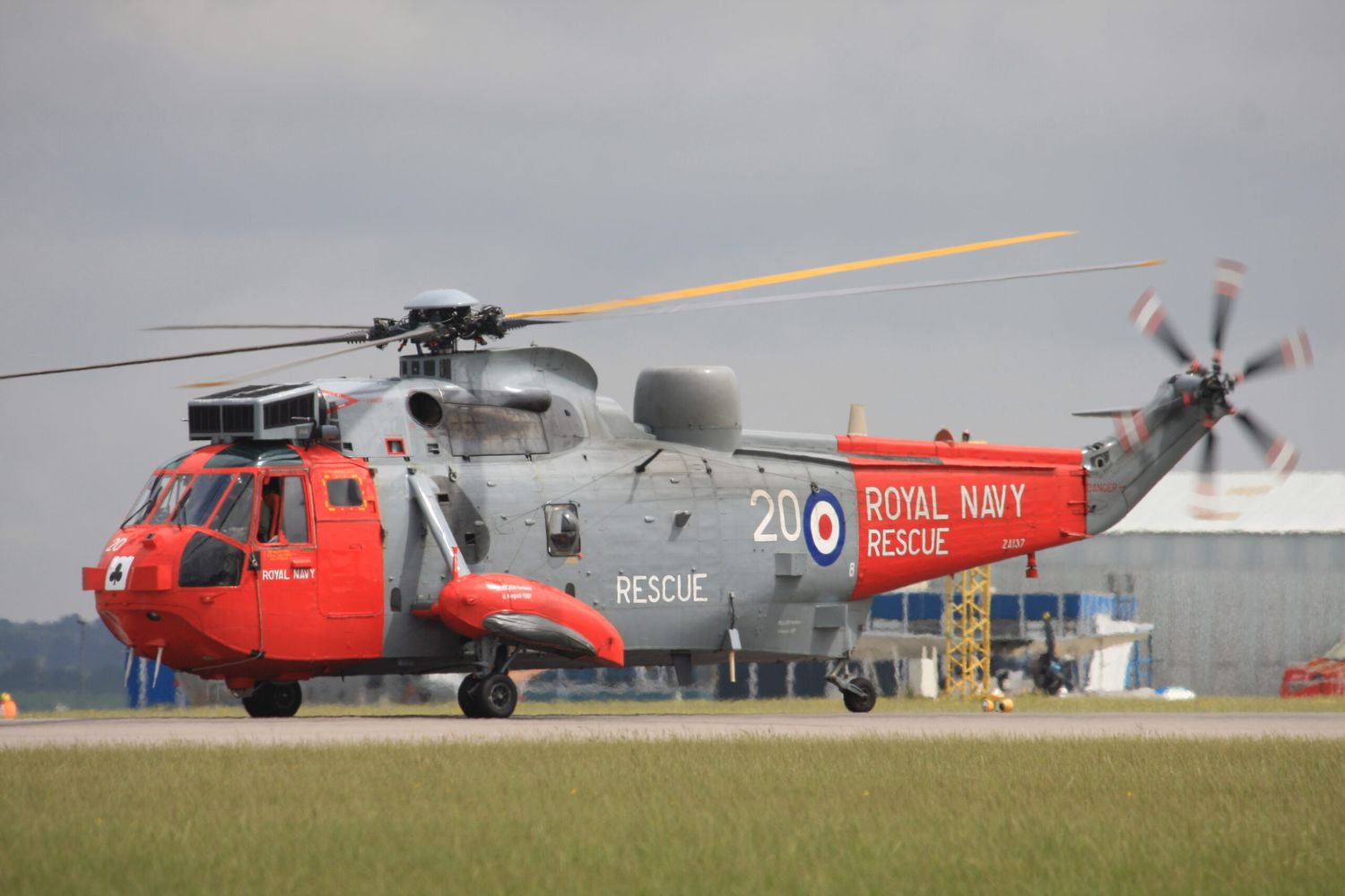 Helicoptero Sea King de la Royal Navy