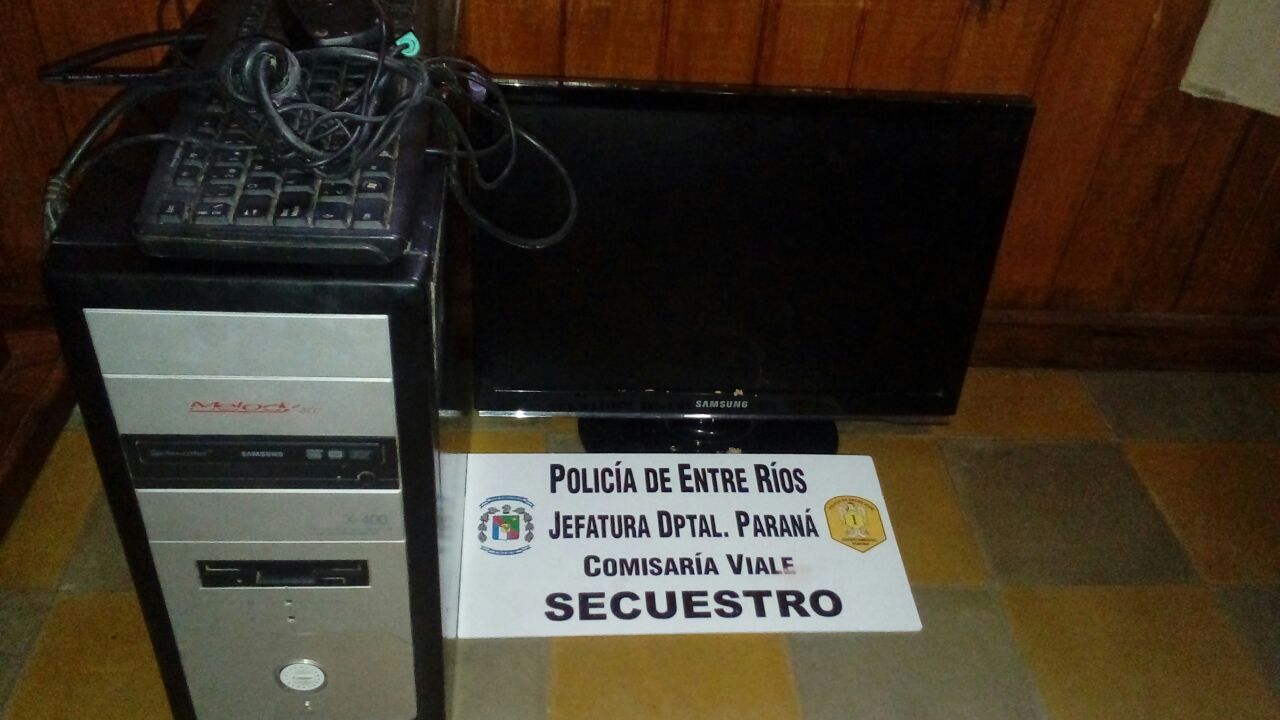 Recuperaron elementos robados en una agencia de tómbola