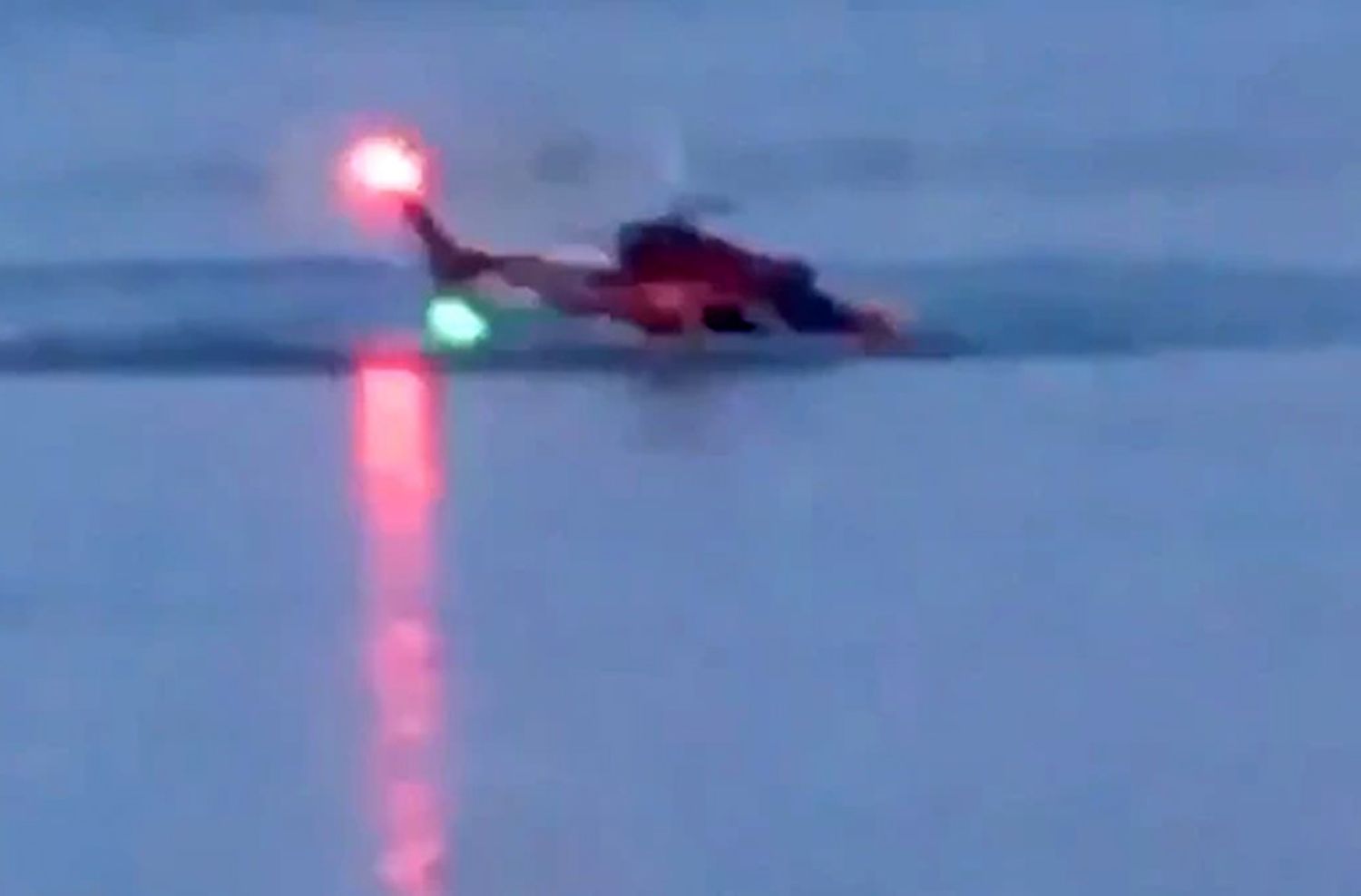 El video del helicóptero antes de estrellarse en el Río Este de Nueva York