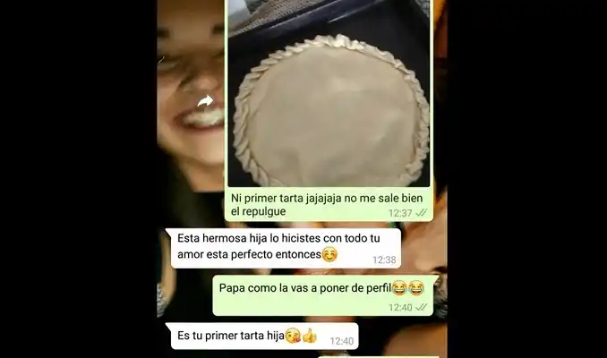 Una chica compartió una increíble captura de una charla con su papá y explotaron las redes