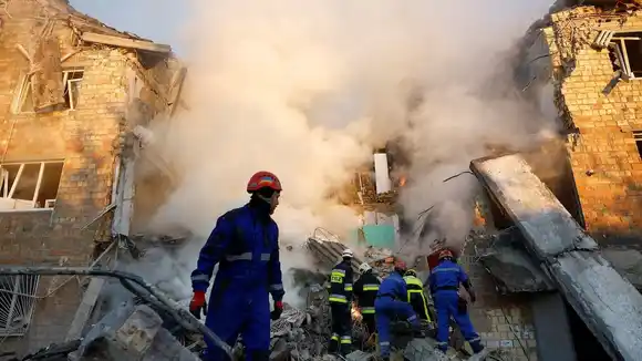 Kiev bajo ataque: misiles y drones rusos dejaron al menos 17 muertos y 20 heridos