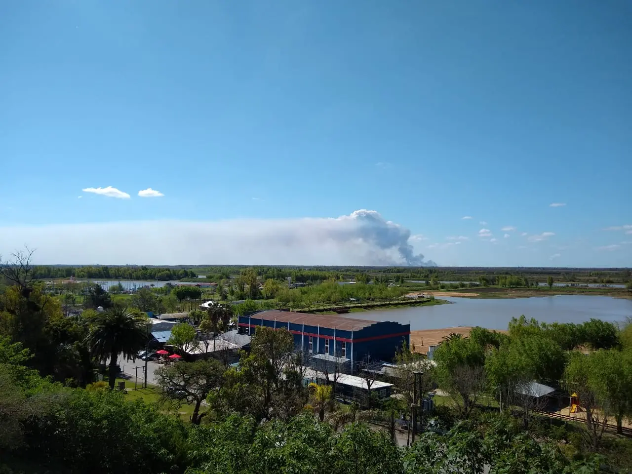 Incendios en islas: detectan nuevos focos en la zona de Lechiguanas