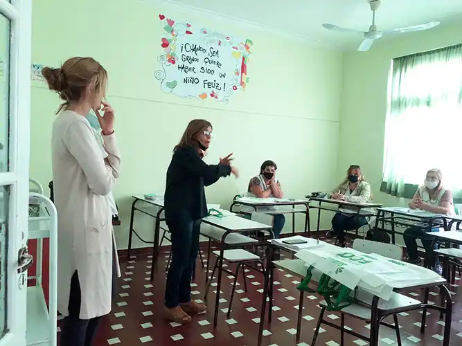 El cuidado del medio ambiente en la agenda escolar de San Cayetano