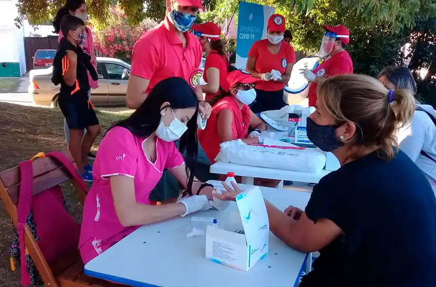 Balcarce puso en marcha el "Operativo Covid" en la Plaza San Martín
