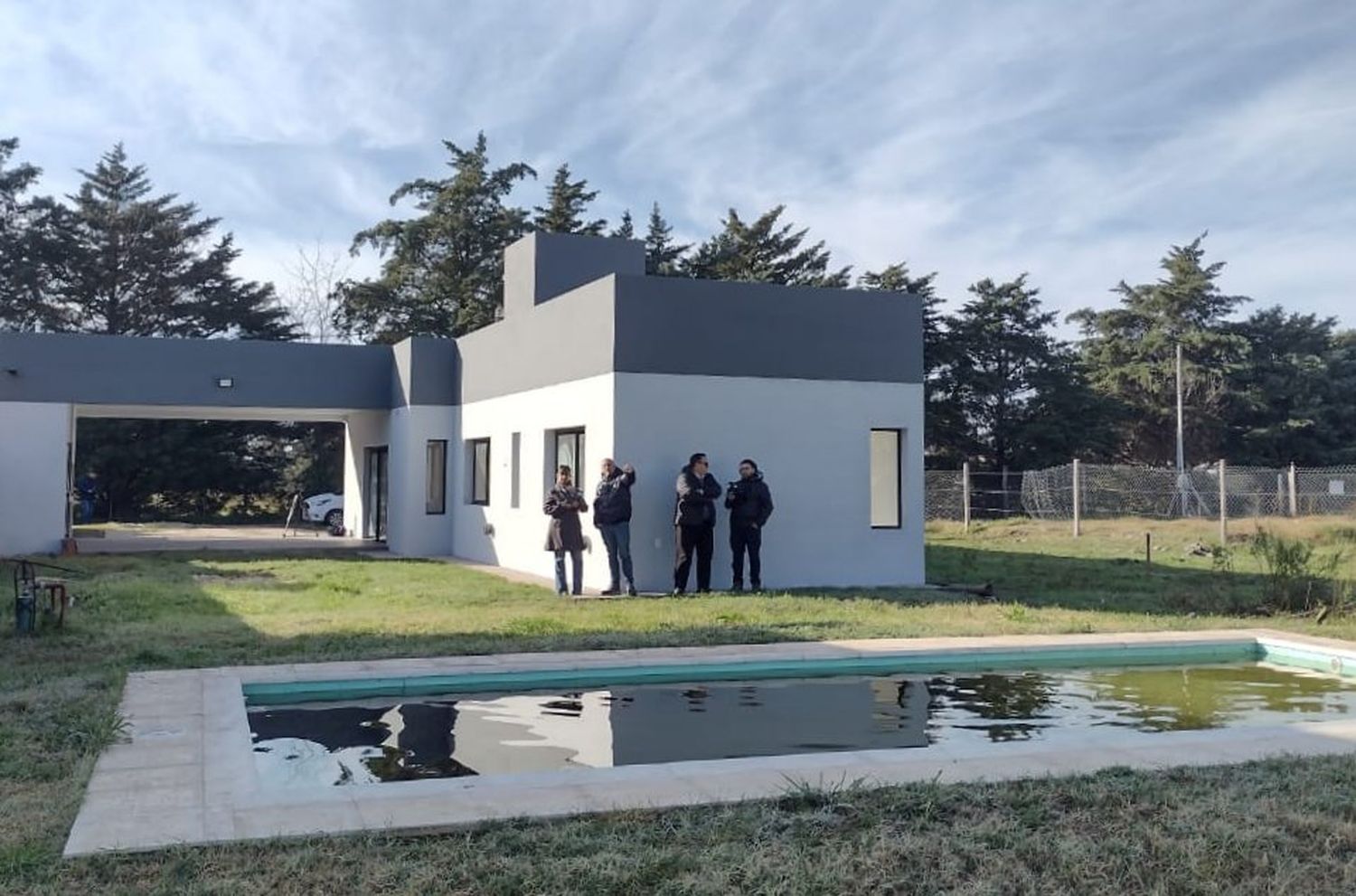 La flamante casa cuenta con diversas comodidades.