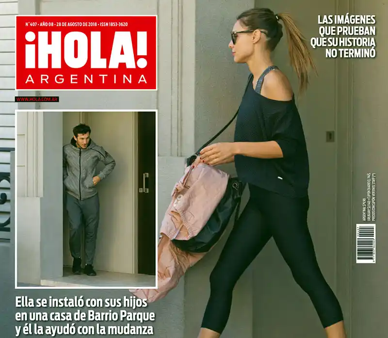 Las idas y vueltas de Pampita y Pico Mónaco en ¡Hola!