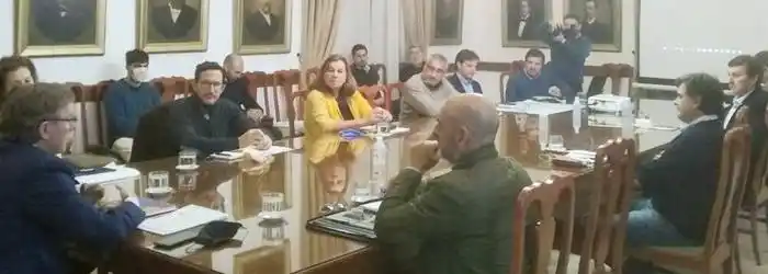 La mesa de enlace abordó junto  a  Bahillo los principales temas que atañen a los productores 