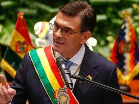 Rodrigo Paz, presidente de Bolivia.