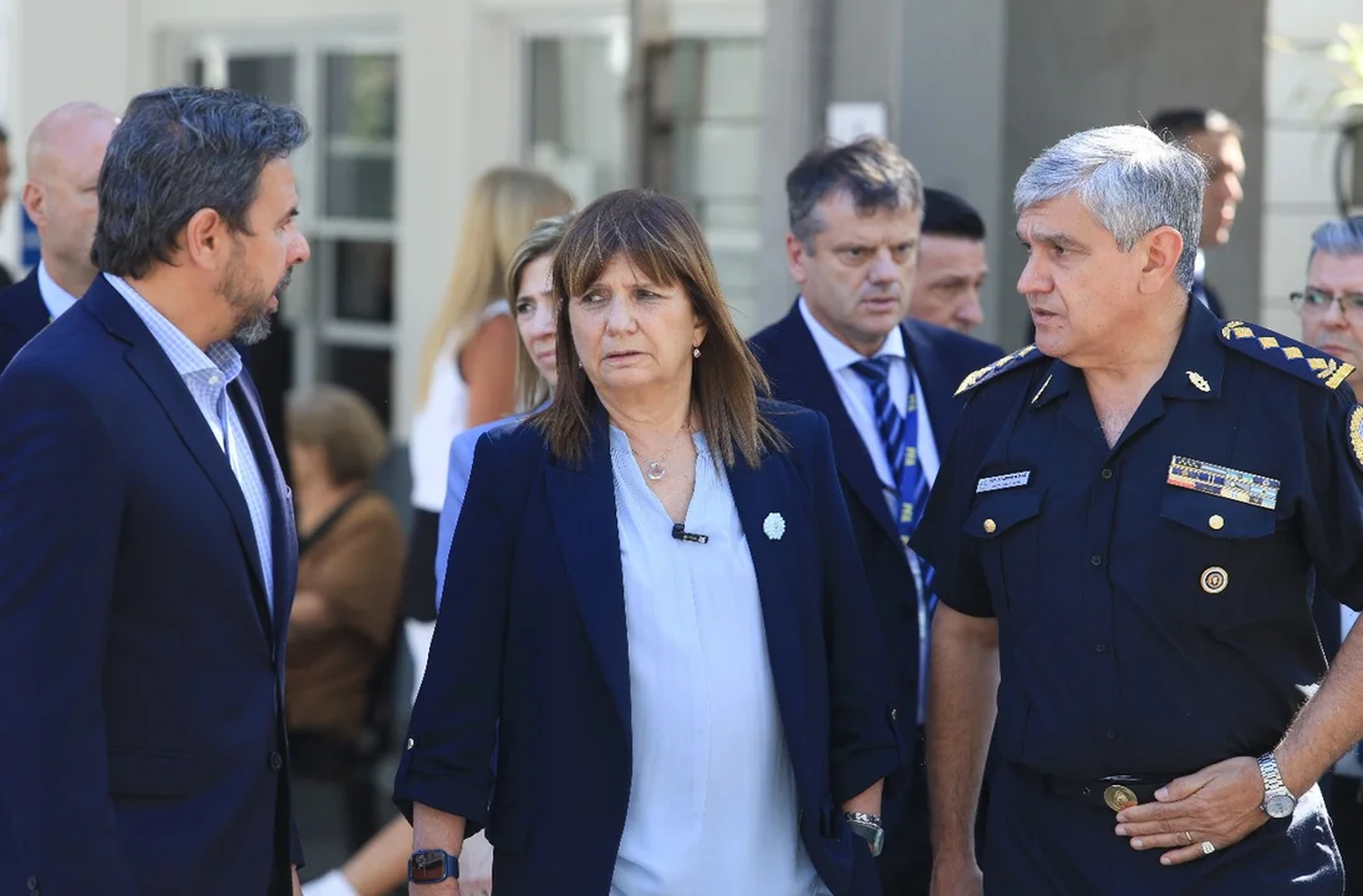 Patricia Bullrich en el Hospital Churruca.