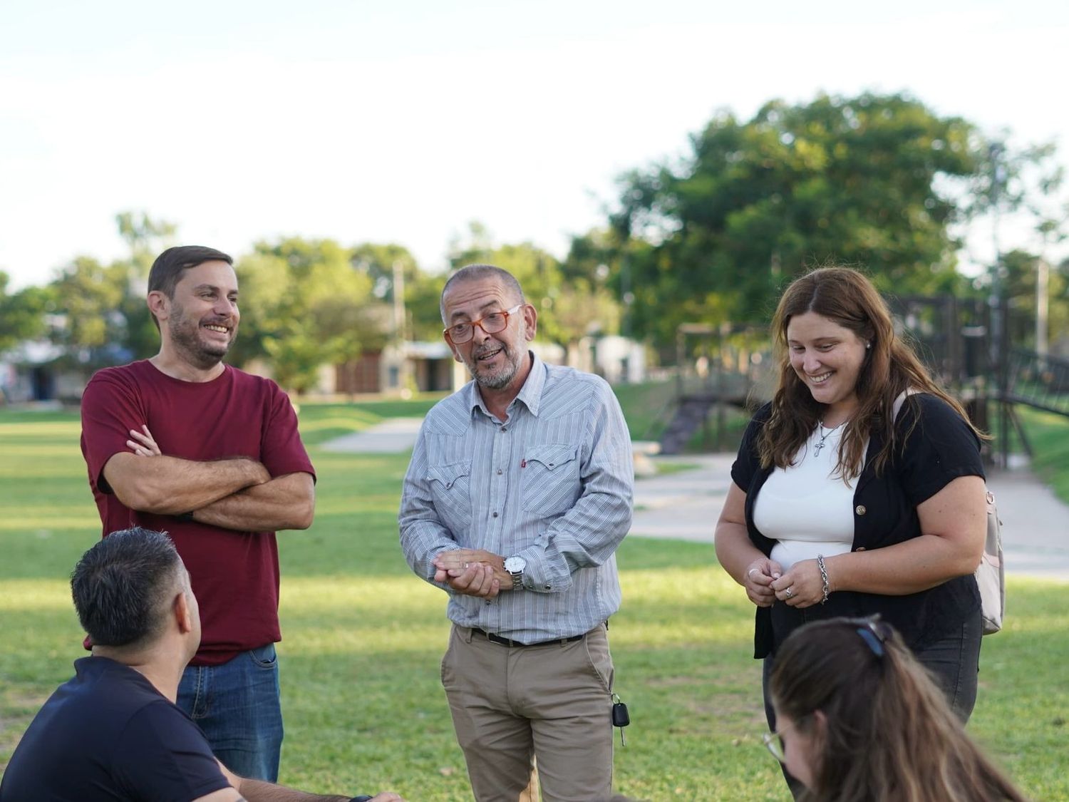 Scavino: "Es la primera vez que una gestión se detiene a pensar el rediseño de los espacios verdes"