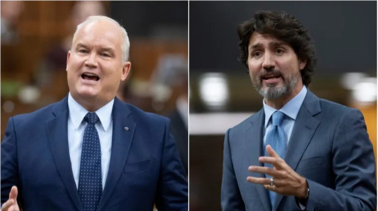 Canadá debate hoy en las urnas entre Trudeau y su rival conservador O'Toole