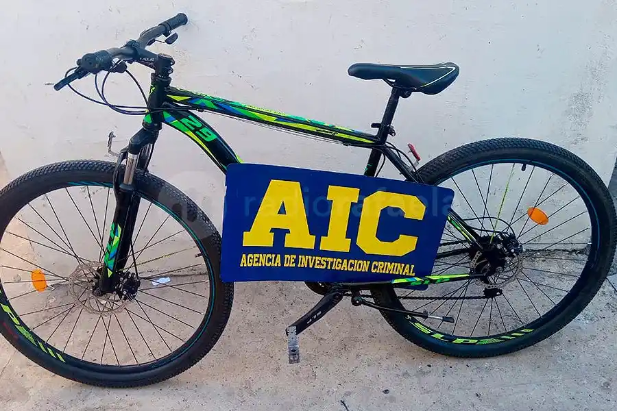 Atraparon a un menor de edad que robó una costosa bicicleta en la ciudad de Rafaela