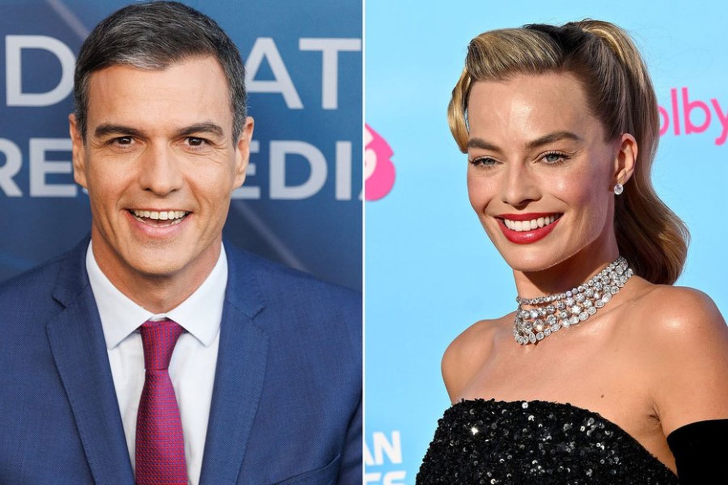 "Voy a googlearlo": Margot Robbie reaccionó al supuesto parecido de Pedro Sánchez con 'Ken'