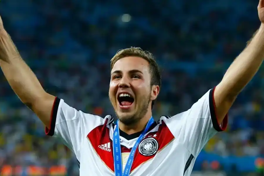 VIDEO | Sorpresivo: Mario Götze celebró el título de Argentina en el Mundial