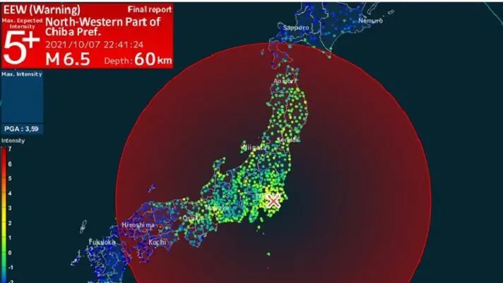 Un terremoto de magnitud 6,1 estremece la región de Tokio (+Videos)